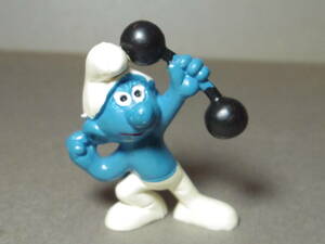 Smurf Smurf PVC figure barbell shirt less 20020