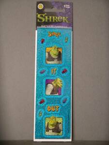 Shrek シュレック ステッカー 青色