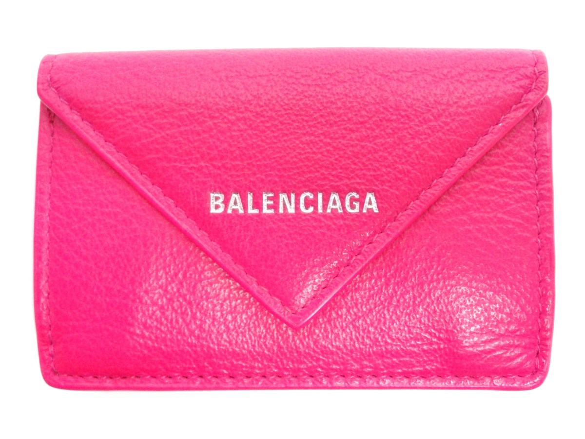 2023年最新】Yahoo!オークション -balenciaga papier mini wallet