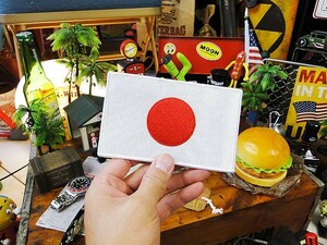 日の丸ワッペン　日本旗（LLサイズ） アメリカン雑貨　アメリカ雑貨