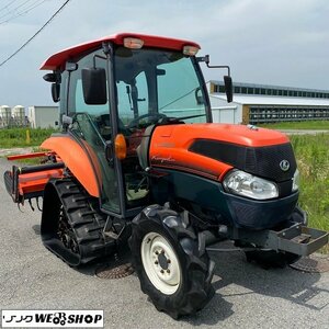 滋賀 クボタ KL2850-PC トラクター 1392時間 28馬力 Uシフト パワステ バックアップ 倍速 パワクロ 逆転 水平 キャビン