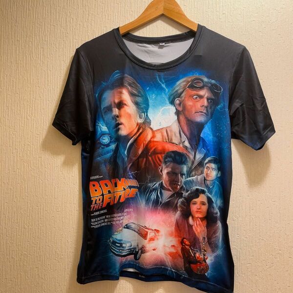 新品★ブラック★Back to the Future Tシャツ★ユニセックス★M★他フリマでもセール中★現品限★特別値下★最終値下