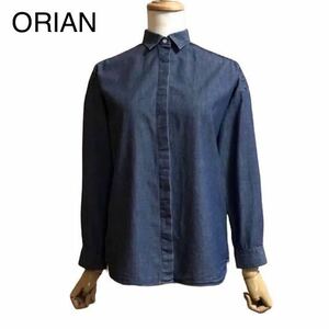 ORIAN W ダンガリーシャツ 大きめサイズ 長袖シャツ