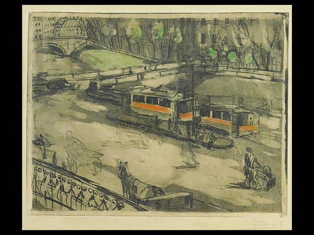 版画作者不詳サイン有銅版画風景精密描写名品L137 | JChere雅虎拍卖代购