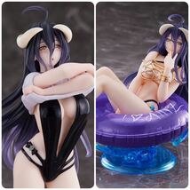 未開封 2種set◇オーバーロードⅣ フィギュア アルベド Tシャツ水着 OverlordⅣ Albedo Aqua float Girls & coreful Figure swimsuit TAITO_画像1