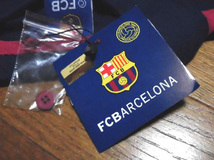 FCBARCELONA FCバルセロナ HOLIPROM POLO 半袖 ポロシャツ FCB オフィシャル品 刺繍ロゴ NVY-BUG S 紙タグ付 未使用品_画像6