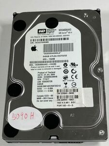 5090H 640GB WD6400AAKS Western Digital SATA HDD Apple ハードディスク Western Digital SATA HDD アップルHDD 動作確認済みす