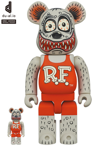 新品 BE@RBRICK RAT FINK GRAY Ver. 100％ & 400％ MEDICOM TOY ベアブリック kaws カウズ BASQUIAT BANKSY Keith Haring ラット フィンク
