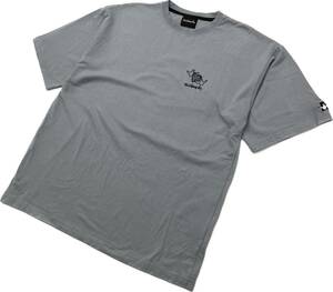 Mark Gonzales ☆ ピース 両面プリント◎ 半袖 Tシャツ グレー L スケーター ストリート スケートボード 人気 マークゴンザレス■S2091