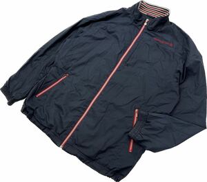 Munsingwear ☆ 着回し抜群◎ ナイロンジャケット ネイビー 3L ビッグサイズ ゴルフ 休日 定番 マンシングウェア グランドスラム■CC245