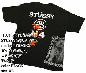 【入手困難 極希少品】STUSSY Tシャツ XL ビックシルエット 廃盤 人気 ステューシー 大きいサイズ VINTAGE ヴィンテージ MEXICO