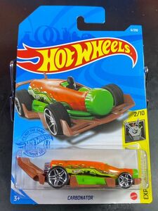 ホットウィール HOTWHEELS CARBONATOR オレンジ緑