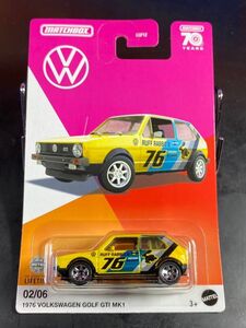 MATCHBOX マッチボックス MBX VW 70th 1976 VOLKSWAGEN GOLF GTI MK1 フォルクスワーゲン ゴルフ