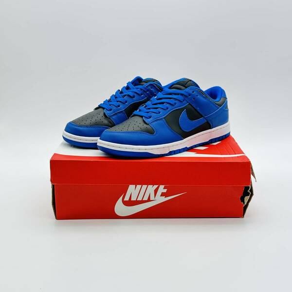 【新品未使用】 Nike Dunk Low Retro Black Hyper Cobalt Royal DD1391-001 ナイキ ダンク ロー ハイパーコバルト ロイヤル