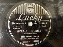 [SP盤レコード] THE THREE KEYS ヒービージービース / 島の歌 HEEBIE JEEBIES / SONG OF THE ISLANDS コロムビアレコード_画像1
