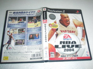 中古 傷有 PS2 NBAライブ2004 動作保証 同梱可 