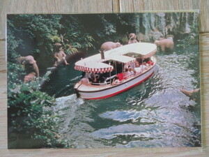 1983年 東京ディズニーランド 実写 「ジャングル、クルーズ」 JUNGLE CRUISE ポストカード