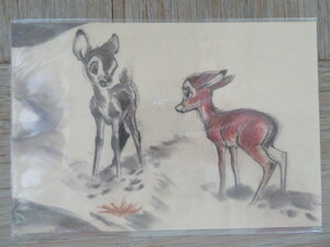 THE ART OF DISNEY [アートオブディズニー] Bambi 1942 Marc Davis コンセプトアート バンビ ポストカード