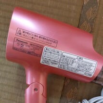 パナソニック Panasonic Panasonicドライヤー EH-NA28 稼働品　1200w　ターボ　nanoe ion charge 送料520 4-16_画像7