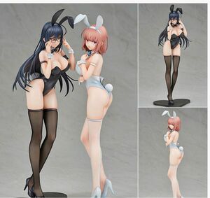 近日削除　グッドスマイルカンパニー イコモチ 黒バニー葵＆白バニー夏芽2体セット 1/6スケール 未開封新品　特典付き