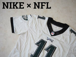 ☆送料無料☆ NIKE ナイキ USA直輸入 NFL PHILADELPHIA EAGLES フィラデルフィア・イーグルス カーソン・ウェンツ ゲームシャツ 中古 即決