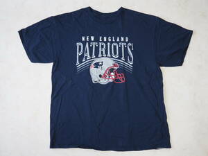 ☆送料無料☆ NFL TEM APPAREL USA直輸入 古着 半袖 NEW ENGLAND PATRIOTS ニューイングランド・ペイトリオッツ Tシャツ メンズ XL 中古