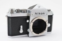 Nikon ニコン F アイレベル 富士山マーク 647万台 シルバー ボディ フィルム 一眼レフ カメラ_画像4