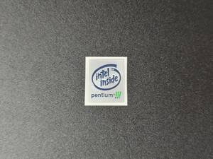 Intel inside pentiumⅢ エンブレムシール ③ 19mm×24mm 