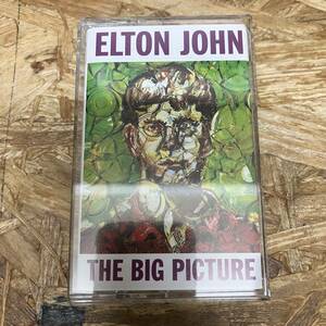 シPOPS,ROCK ELTON JOHN - THE BIG PICTURE アルバム TAPE 中古品