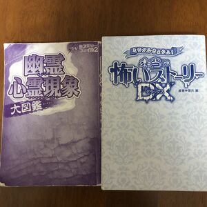 「幽霊心霊現象大図鑑」「ミラクルきょうふ！本当に怖いストーリーDX」2冊セット