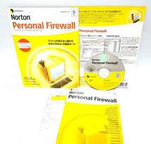 【同梱OK】 Norton Personal Firewall ■ ファイアウォール ■ セキュリティ対策ソフト ■ Mac_画像1