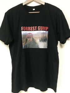 Forrest Gump フォレスト・ガンプ Tシャツ サンプリング black 洋画 映画 ハリウッドムービー 白色 送料無料 希少 トム・ハンクス 半袖