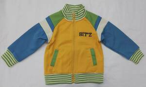 ★Bit'z 子供服　ジャンパー　サイズ95　ビッツ　クマ　キッズ　黄色　ブルー　年中着れます　アウトドア　散歩　公園　クマさん　#817