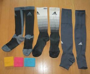 adidas( Adidas ). referee socks ×3& wristband ×3 Tec Fit separate referee 25cm~27cm