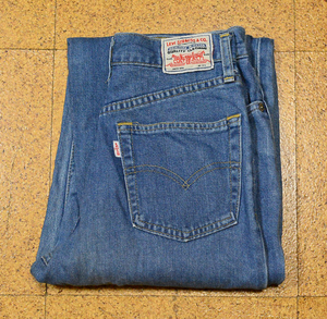 W29# records out of production #1993 year 12 month made in Japan Vintage Levi's W509-40 a little over high waist white tab length of the legs 84cm