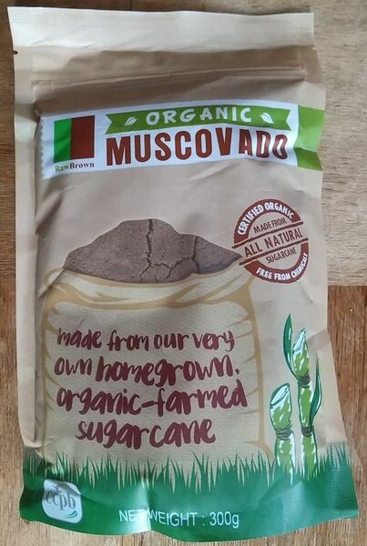 【匿名配送】有機黒糖 organic muscovado 300g×1袋