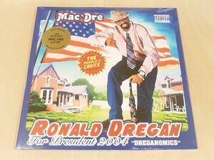 未開封1000枚限定レッド＆ブルーカラー盤2枚組LP マック・ドレ Ronald Dregan Dreganomics Mac Dre