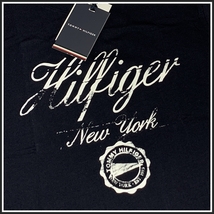 ビンテージ仕上げのグランジプリントTシャツ ネイビー　Mサイズ TOMMY HILFIGER #ngTOMMY_画像3