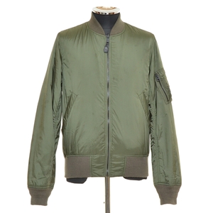 ●478802 ALPHA INDUSTRIES アルファ ●フライトジャケット MA-1 PRIMALOFT サイズM プリマロフト リバーシブル メンズ グリーン