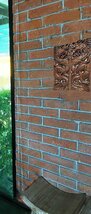 幸運の ラッキーチャイニーズ・ドラゴン壁彫刻 風水龍彫刻 木製壁パネル2個セット壁装イテリア 中華料理専門店 輸入品_画像4