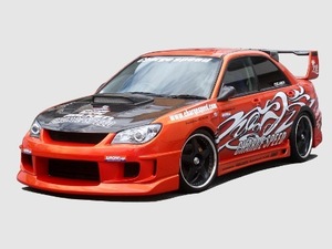 チャージスピード インプレッサ WRX GD# フロントバンパー タイプ 1B FRP 未塗装 CHARGE SPEED 撃速CHARGE SPEED 撃速チャージスピード