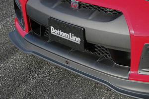 チャージスピード GT-R R35 フロントバンパーアンダーカウル FRP 未塗装　黒ゲル製 CHARGE SPEED BottomLine ボトムライン