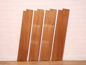 『古材 4枚セット』 No,342 ラワン 足場板 床材 棚板 天板 古板 木工 時代物 アンティーク ヴィンテージ　フローリング DIY