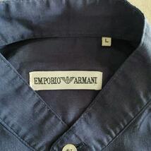 EMPORIO ARMANI エンポリオアルマーニ　スタンドカラー　シャツ L_画像3