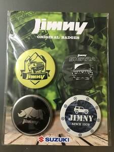 【1798.SUZUKIスズキ JIMMYジムニー 缶バッチセット BADGES】