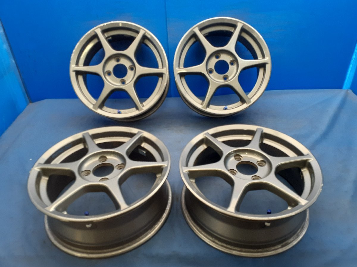 アルミホイール15インチ社外4穴5.5Jオフセット 激安買い取り