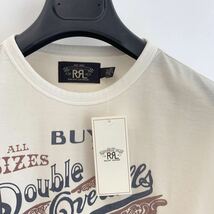 人気23SS 新品 DOUBLE RL RRLダブルアールエル ラルフローレン ジャージー グラフィック Tシャツ カットソー 半袖 ホワイト Lサイズ_画像3