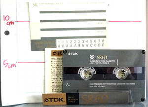 ●カセットテープ　TDK SR60 中古テープ