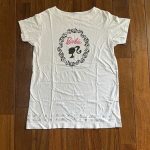 UNIQLO/ユニクロガールズ半袖Tシャツ(UTコラボ、Barbieサイズ150cm(個人出品)