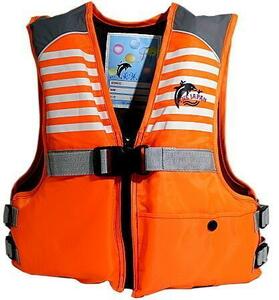 M orange детский спасательный жилет Junior плавающий лучший штраф Japan дудка есть FJ6116